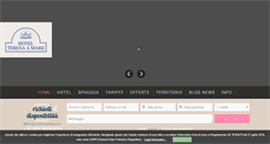Desktop Screenshot of hotelteresamare.com